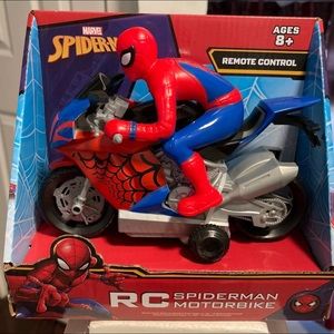 RC Spider-Man motorbike with remote control age 8+ brand new